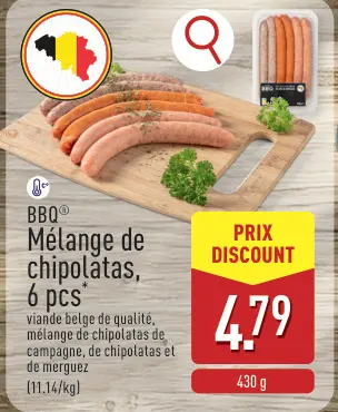 Offre: Mélange de chipolatas