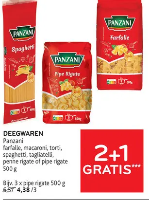 Promotie: Panzani pasta