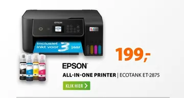 Aanbieding: Epson EcoTank ET-2875