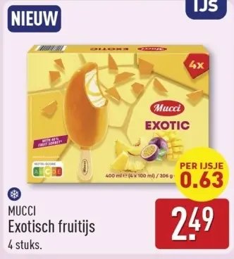 Aanbieding: Exotisch fruitijs