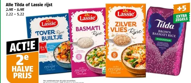 Aanbieding: Alle Tilda of Lassie rijst