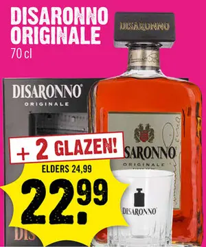 Aanbieding: Disaronno 'the endless dolcevita' 70 cl