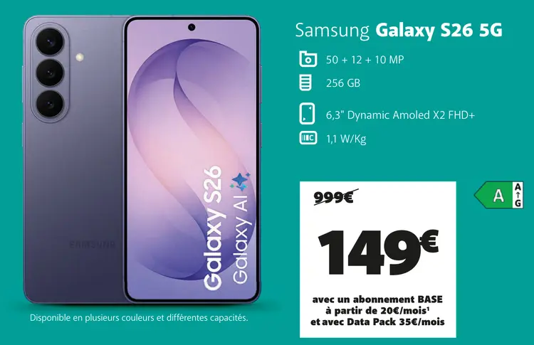 Offre: Galaxy S26 5G