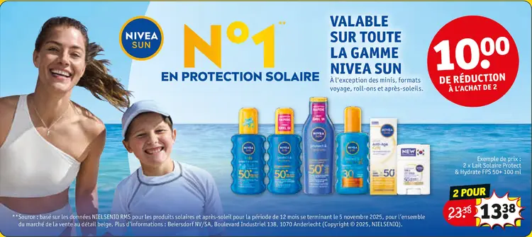 Offre: Lait Solaire Protect & Hydrate FPS 50+