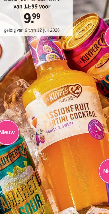 Aanbieding: Passionfruit Martini Cocktail