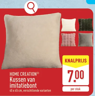 Aanbieding: Kussen van imitatiebont