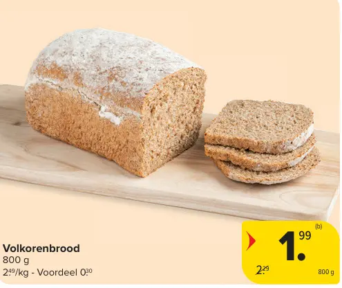 Aanbieding: Volkorenbrood