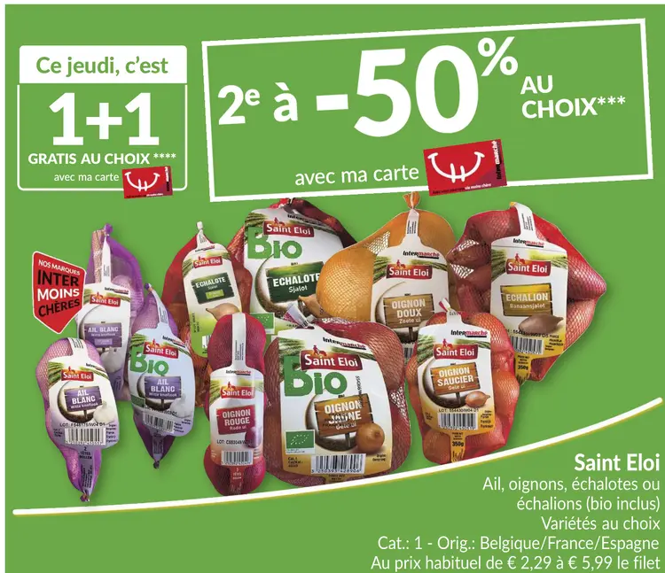 Offre: Ail, oignons, échalotes ou échalions