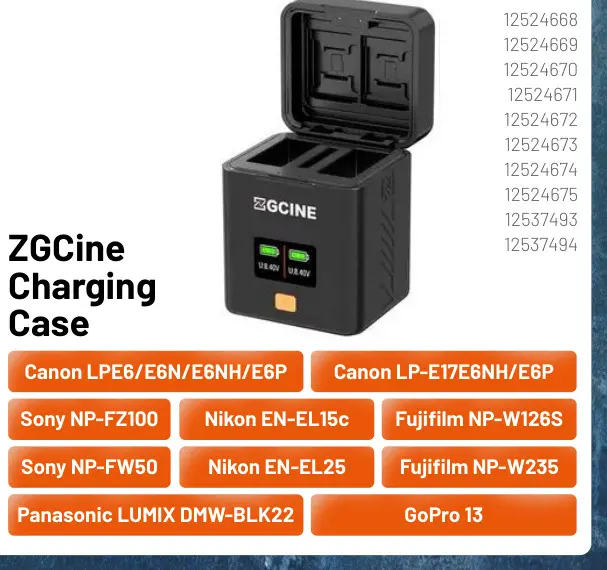 Aanbieding: ZGCine Charging Case