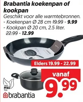 Aanbieding: Brabantia pannen of kookpan