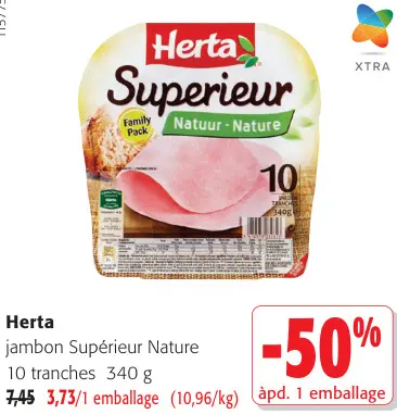 Offre: Jambon Supérieur Nature
