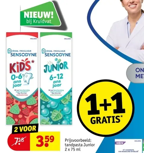 Aanbieding: Tandpasta junior