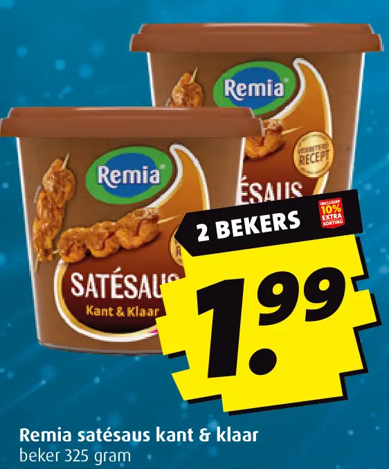 Aanbieding: Remia satésaus kant & klaar
