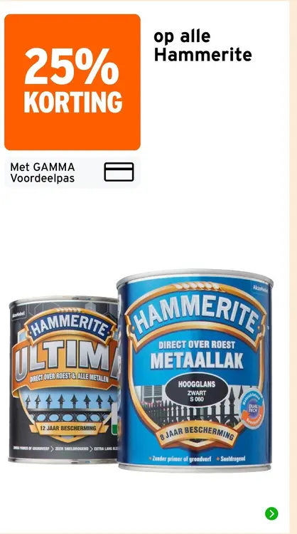 Aanbieding: Hammerite