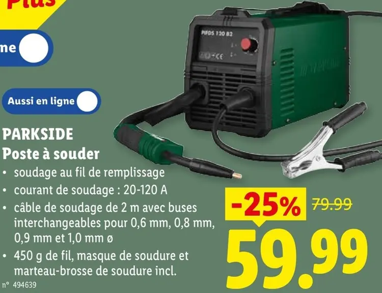 Offre: Poste à souder
