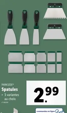 Offre: Set de spatules