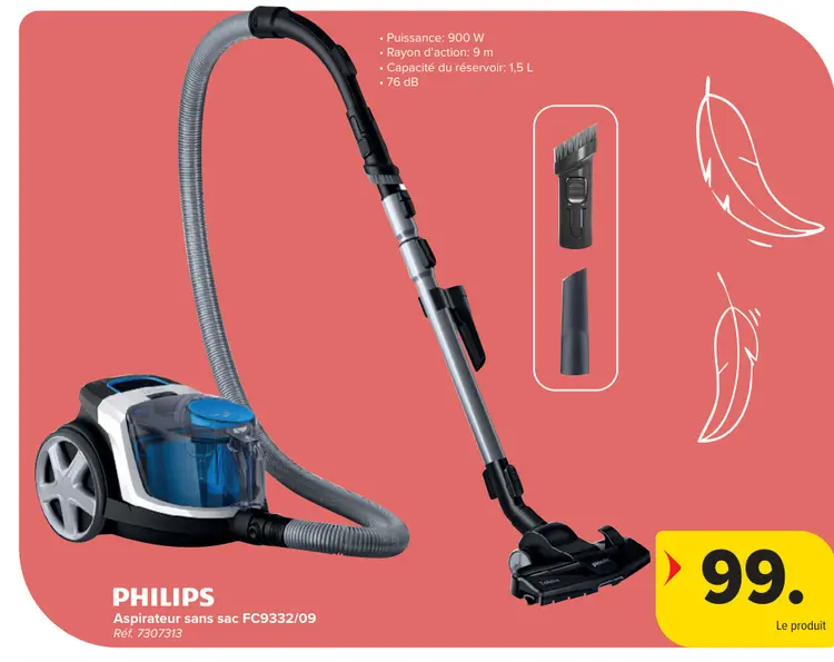 Offre: Aspirateur sans sac FC9332/09