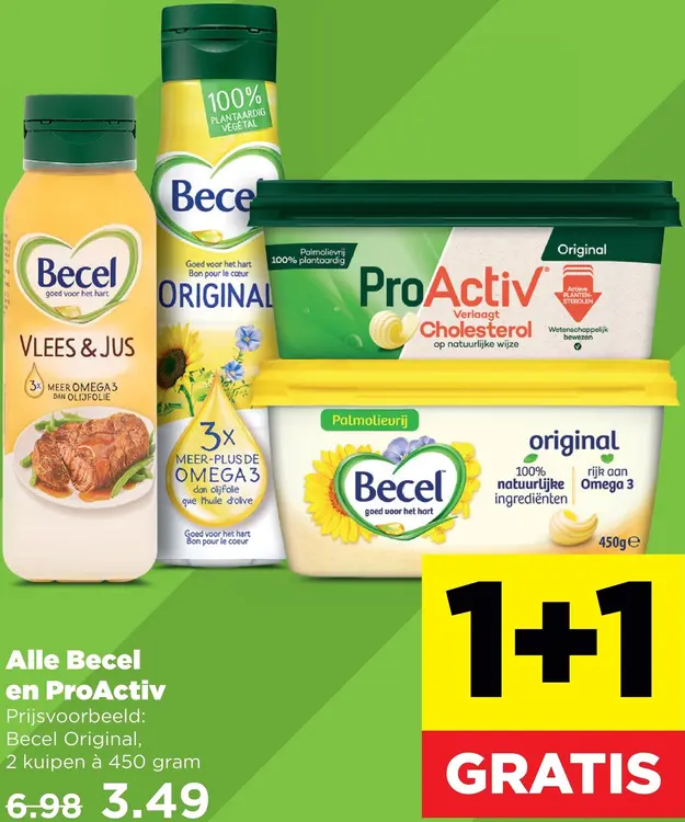 Aanbieding: Margarine en vloeibaar frituurvet