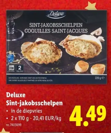 Promotie: Sint-jakobsschelpen