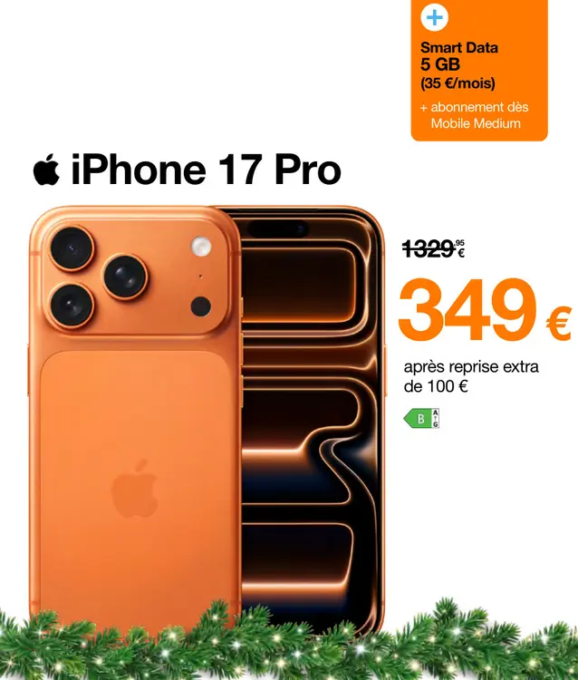 Offre: iPhone 17 Pro