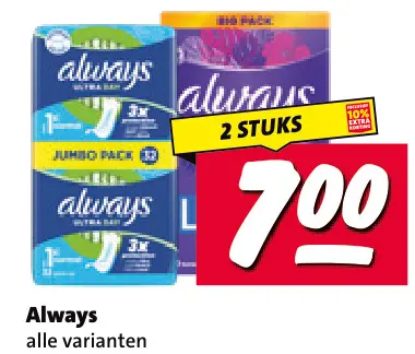 Aanbieding: Always