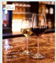 Offre: verres à vin Grace