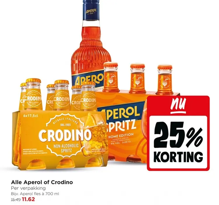 Aanbieding: Aperol or Crodino