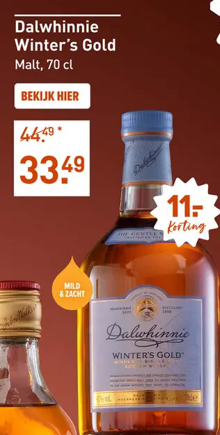 Aanbieding: Dalwhinnie Winter's Gold 70CL