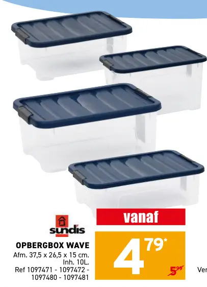 Promotie: Opbergbox wave