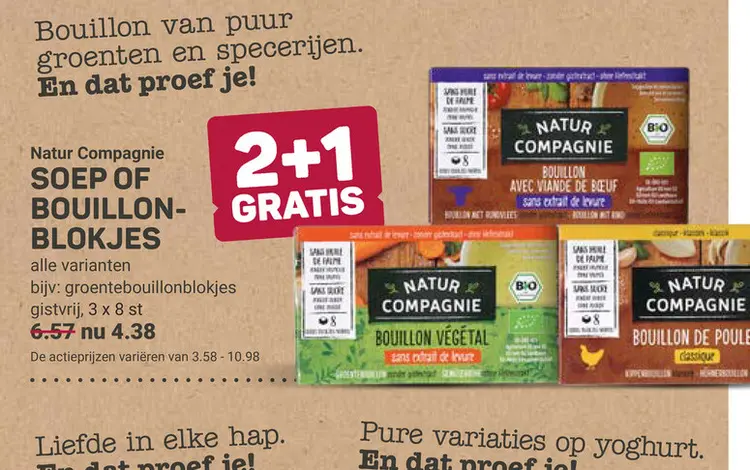 Aanbieding: Soep of bouillonblokjes