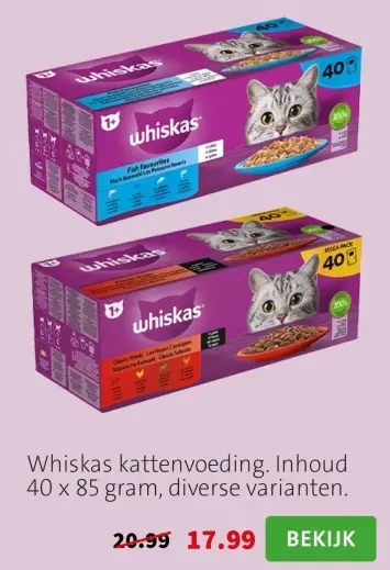 Aanbieding: kattenvoeding