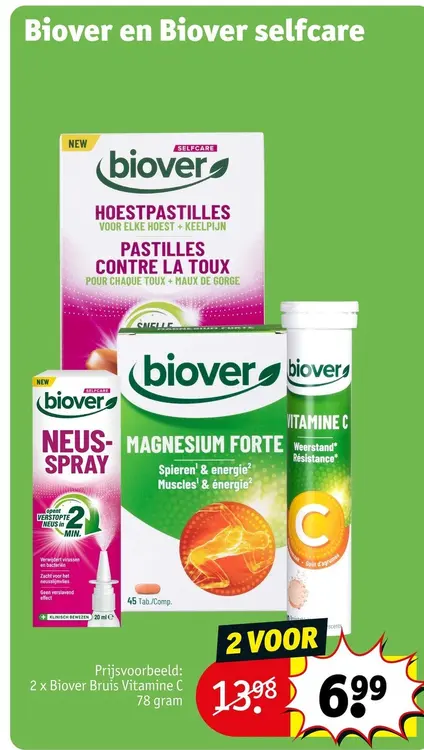 Promotie: Biover en Biover selfcare