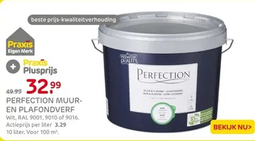 Aanbieding: Perfection muur- en plafondverf