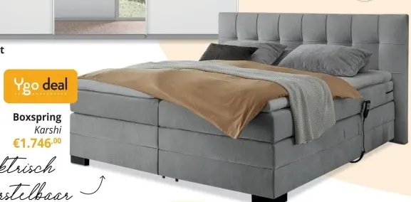Aanbieding: Boxspring Karshi