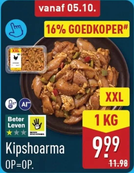 Aanbieding: Kipshoarma