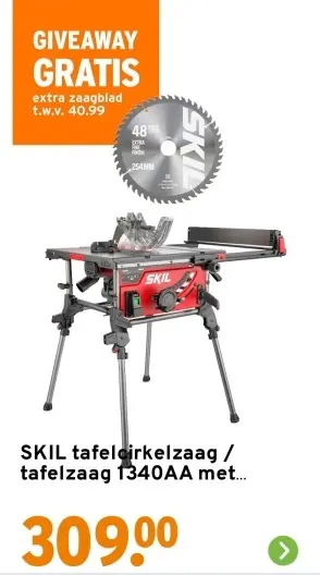 Aanbieding: tafelcirkelzaag / tafelzaag 1340AA