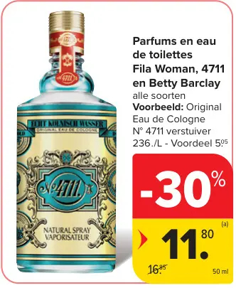 Promotie: Parfums en eau de toilettes