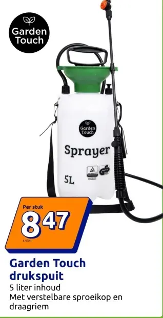 Promotie: Garden Touch drukspuit