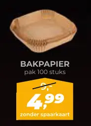 Aanbieding: Bakpapier