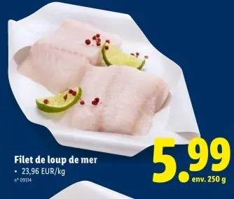 Offre: Filet de loup de mer