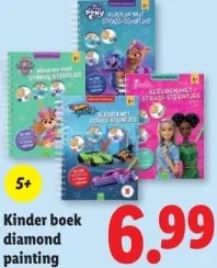 Aanbieding: Kinder boek diamond painting