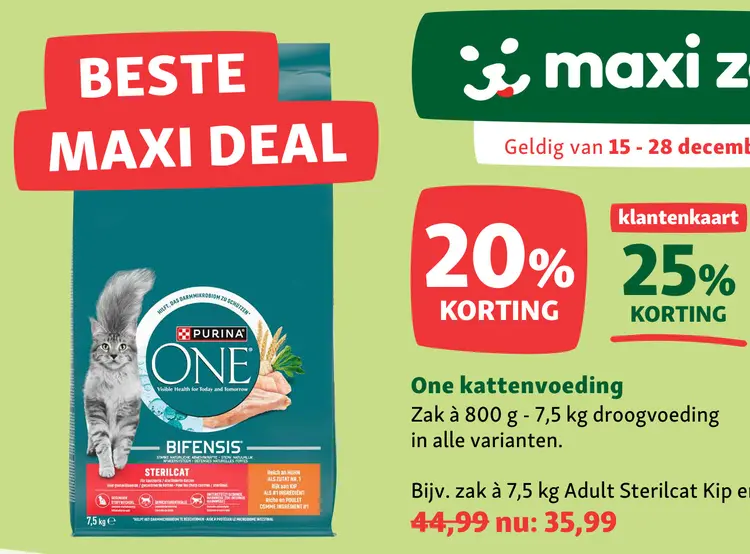 Aanbieding: One kattenvoeding