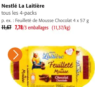 Offre: Feuilleté Mousse Chocolat