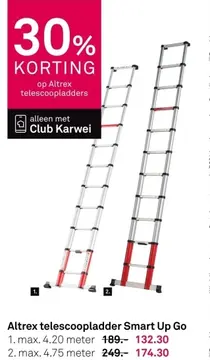 Aanbieding: Altrex telescoopladder Smart Up Go