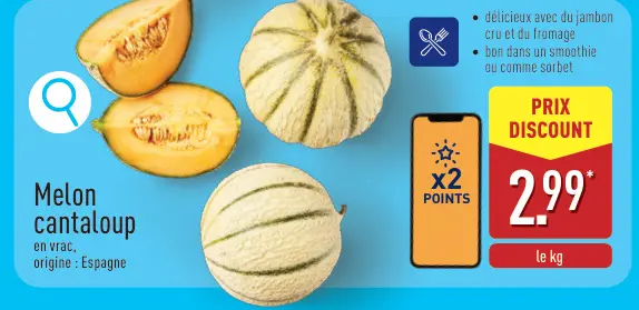Offre: Melon cantaloup