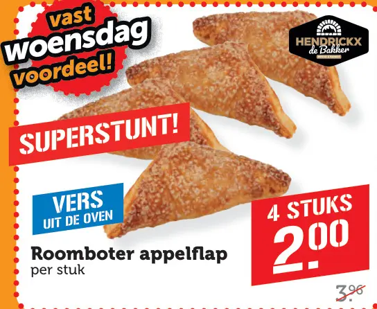 Aanbieding: Roomboter appelflap