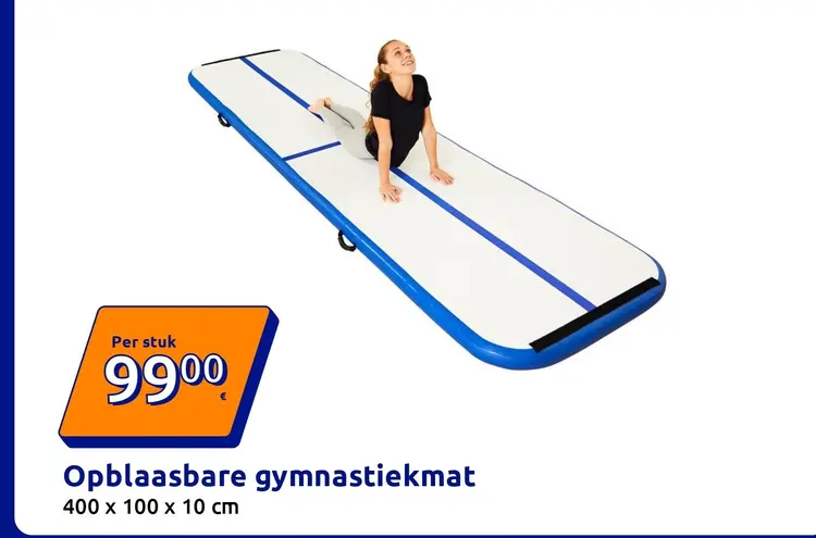 Promotie: Opblaasbare gymnastiekmat