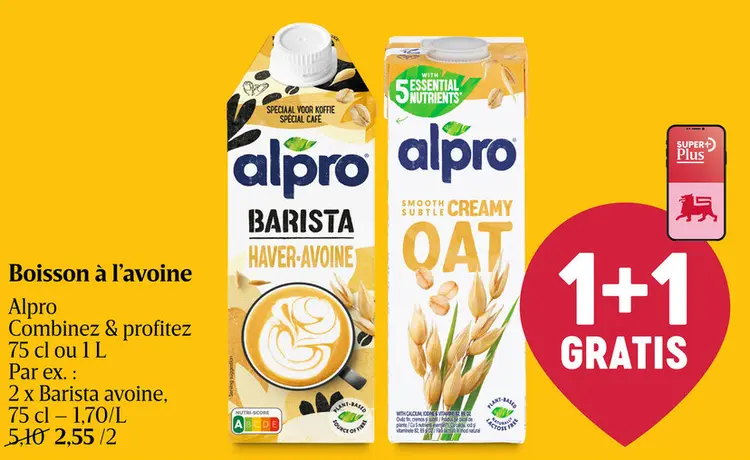 Offre: Boisson à l'avoine