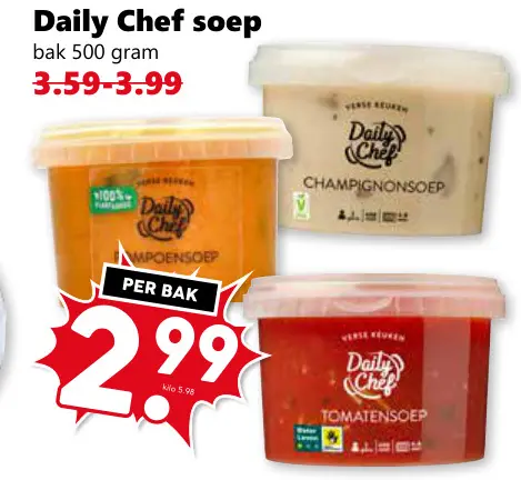 Aanbieding: Daily Chef soep