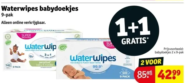 Aanbieding: babydoekjes